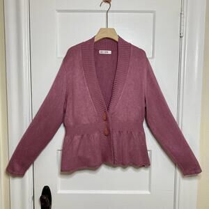 Grace Karin Knit Cardigan Womens XL Cottagecore Dainty Pastel Retro Romantic